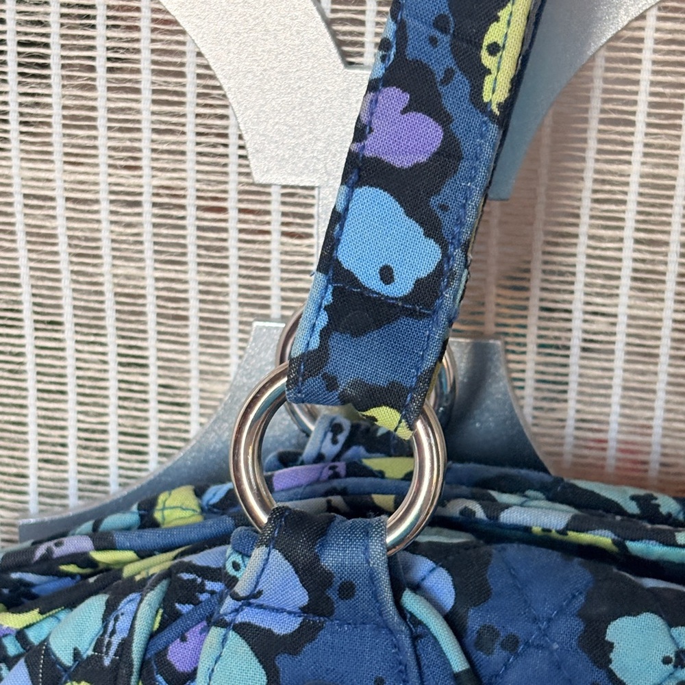 Vera Bradley Blue Floral Shoulder Bag - Picture 3 of 8